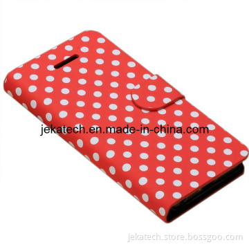 Polka Dots Leather Case for iPhone 5c